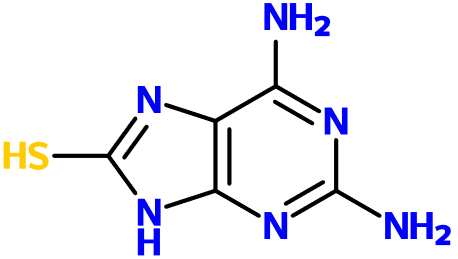 MC021073 2,6-Diamino-9H-purine-8-thiol - 点击图像关闭